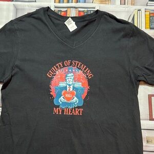 Gildan Softstyle Dark Gray V-Neck T-Shirt (NWOT)